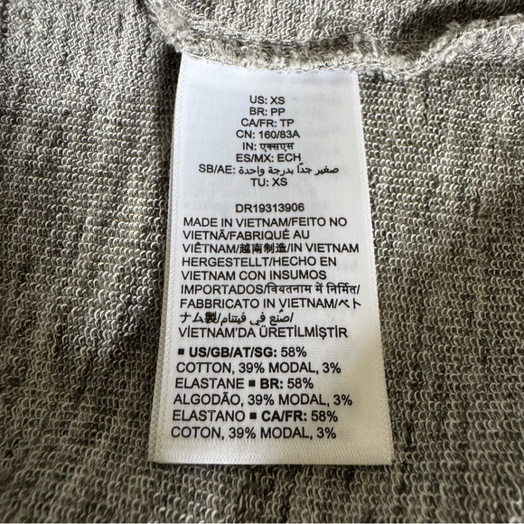 Daily Ritual Heather Gray Mini Dress, XS - Picture 10 of 12